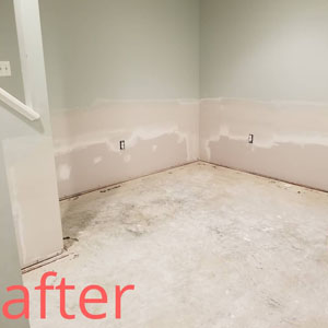 painting contractor Washington DC before and after photo drywall2