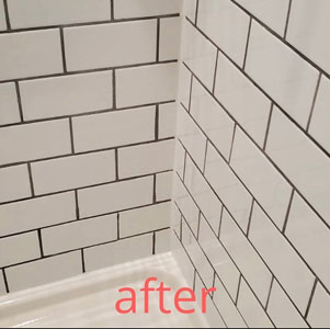 painting contractor Washington DC before and after photo shower2